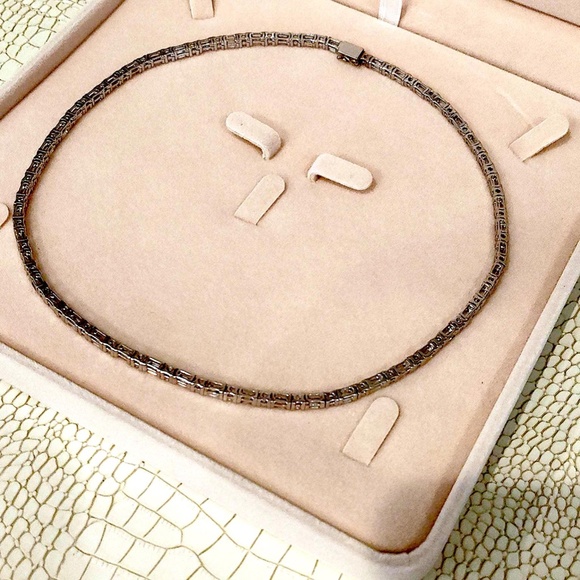 Custom Made Diamond Necklace 18" (98 Diamonds) approximate 10 Carats/36gr. VS1/2 - Picture 2 of 16